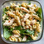 Cold Chicken Spinach Pasta Salad