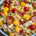 Crack Chicken Pasta Salad