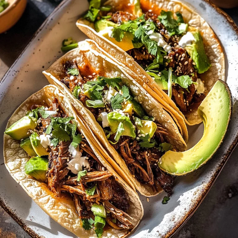 Crockpot Korean Gochujang Pot Roast Tacos