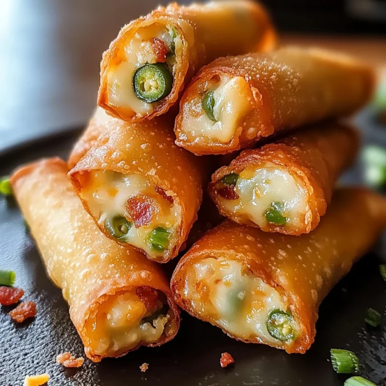 Crunchy Mini Jalapeño Popper Egg Rolls You’ll Crave Always