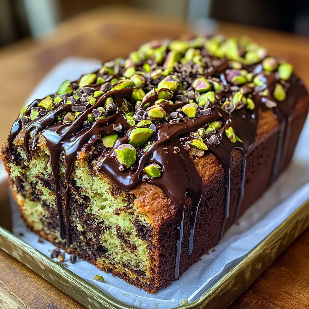 Devilish Triple Chocolate Pistachio Bread: Only 1 Bowl