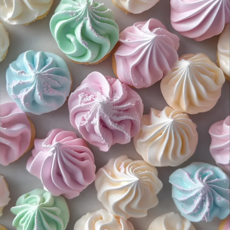 Easter Meringue Cookies