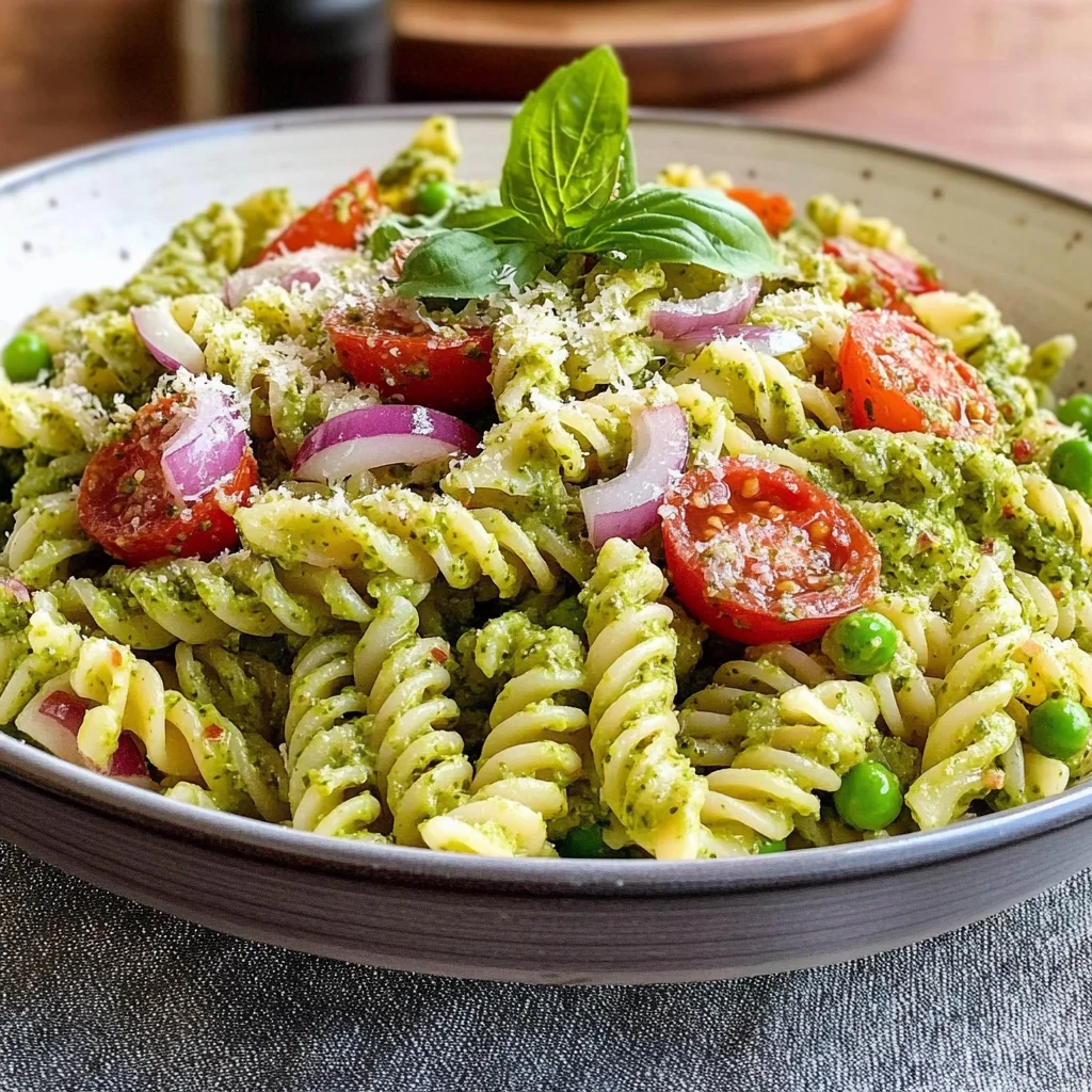 Easy Pesto Pasta Salad