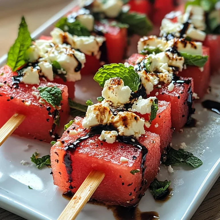 Feta Watermelon Skewers