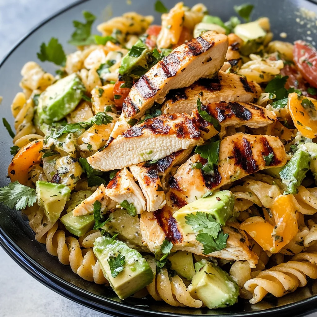 Grilled Chicken Pasta Salad