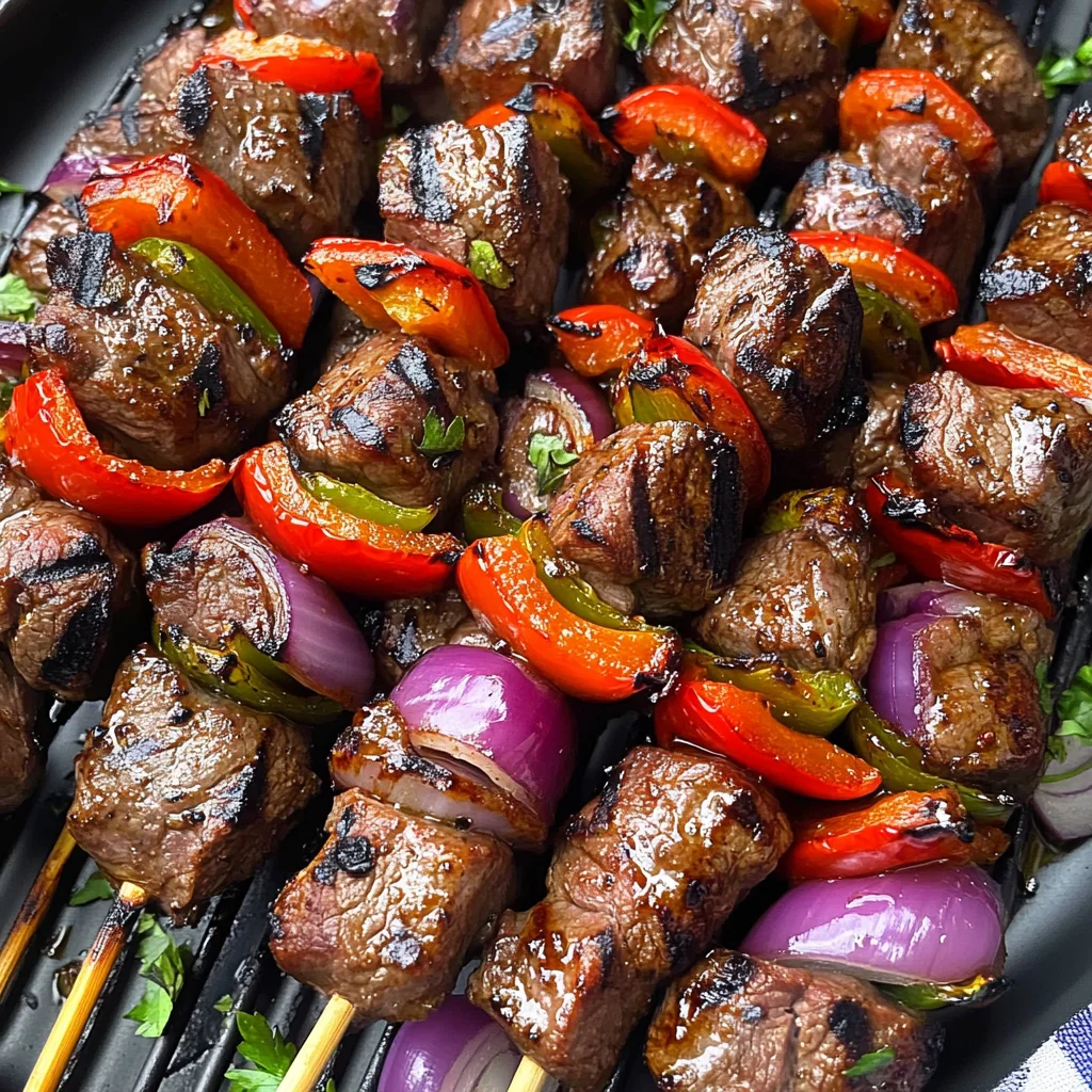 Grilled Garlic Beef