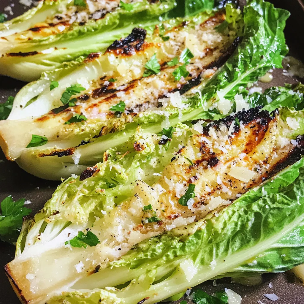 Grilled Romaine