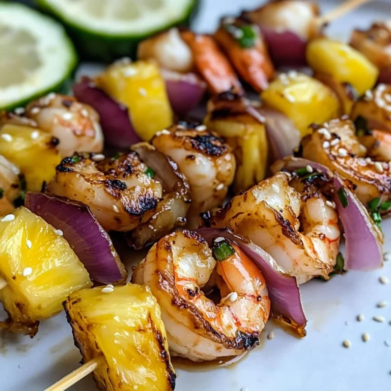 Grilled Teriyaki Shrimp Kebabs