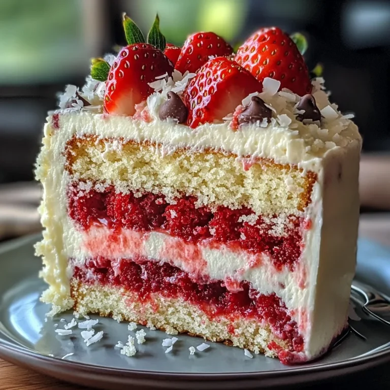 Irresistible Strawberry Earthquake Cake That Steals the Show