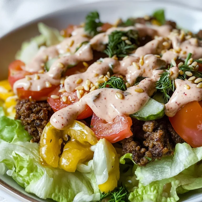 Keto Big Mac Salad