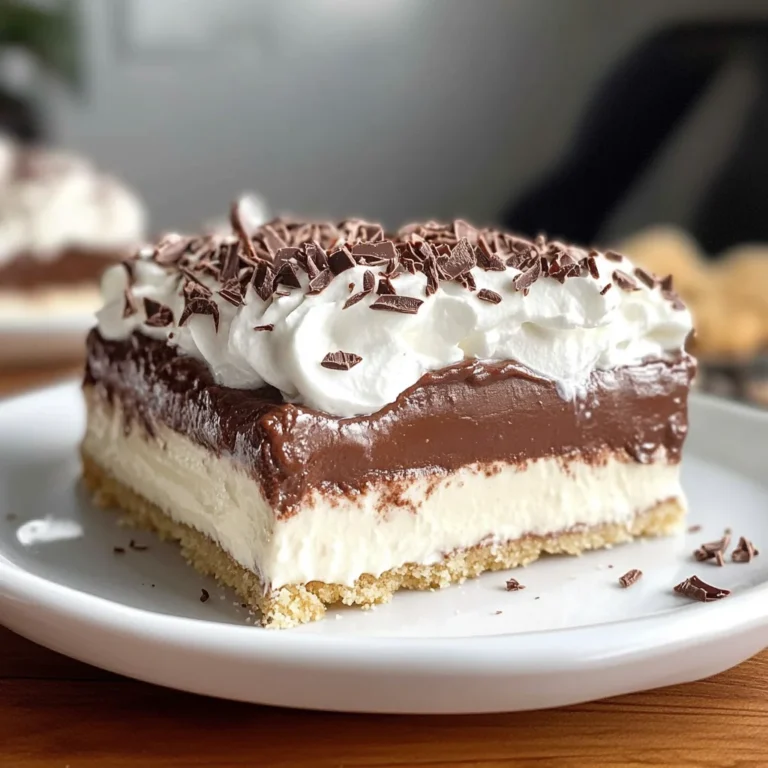 Layered Chocolate Pudding Dessert