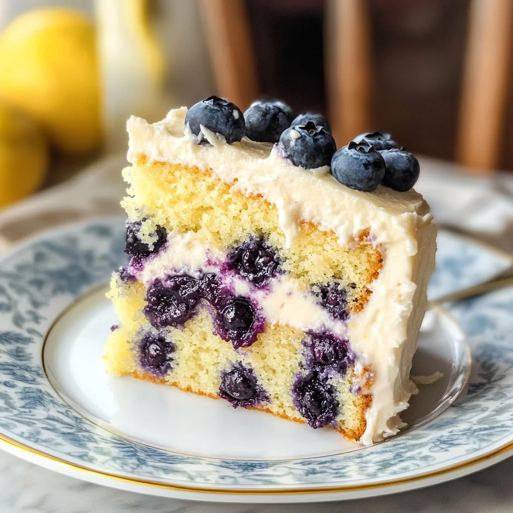 Lemon Blueberry Cake