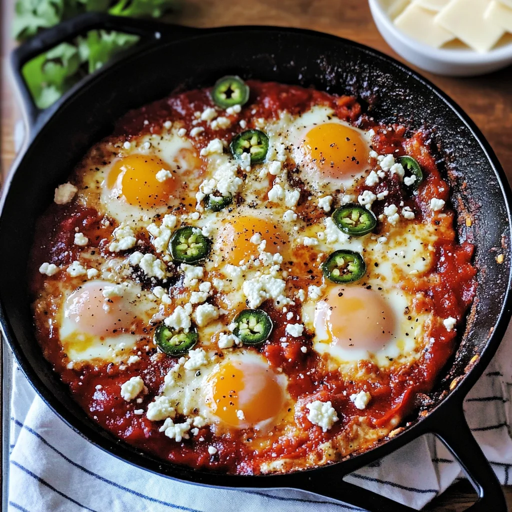 Mexican Baked Eggs in Tomato Sauce