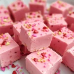 Pink lemonade fudge