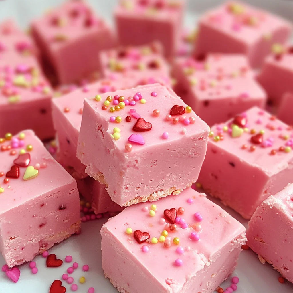 Pink lemonade fudge