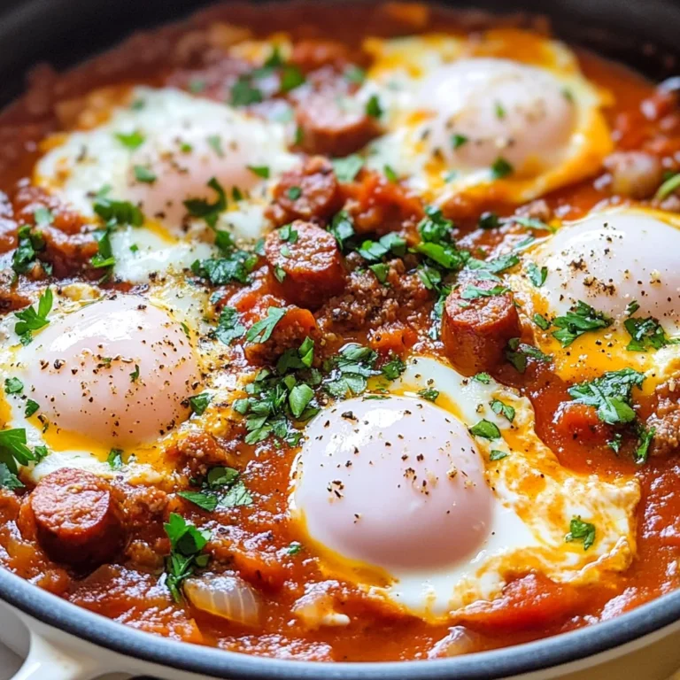 Shakshuka with Italian Sausage
