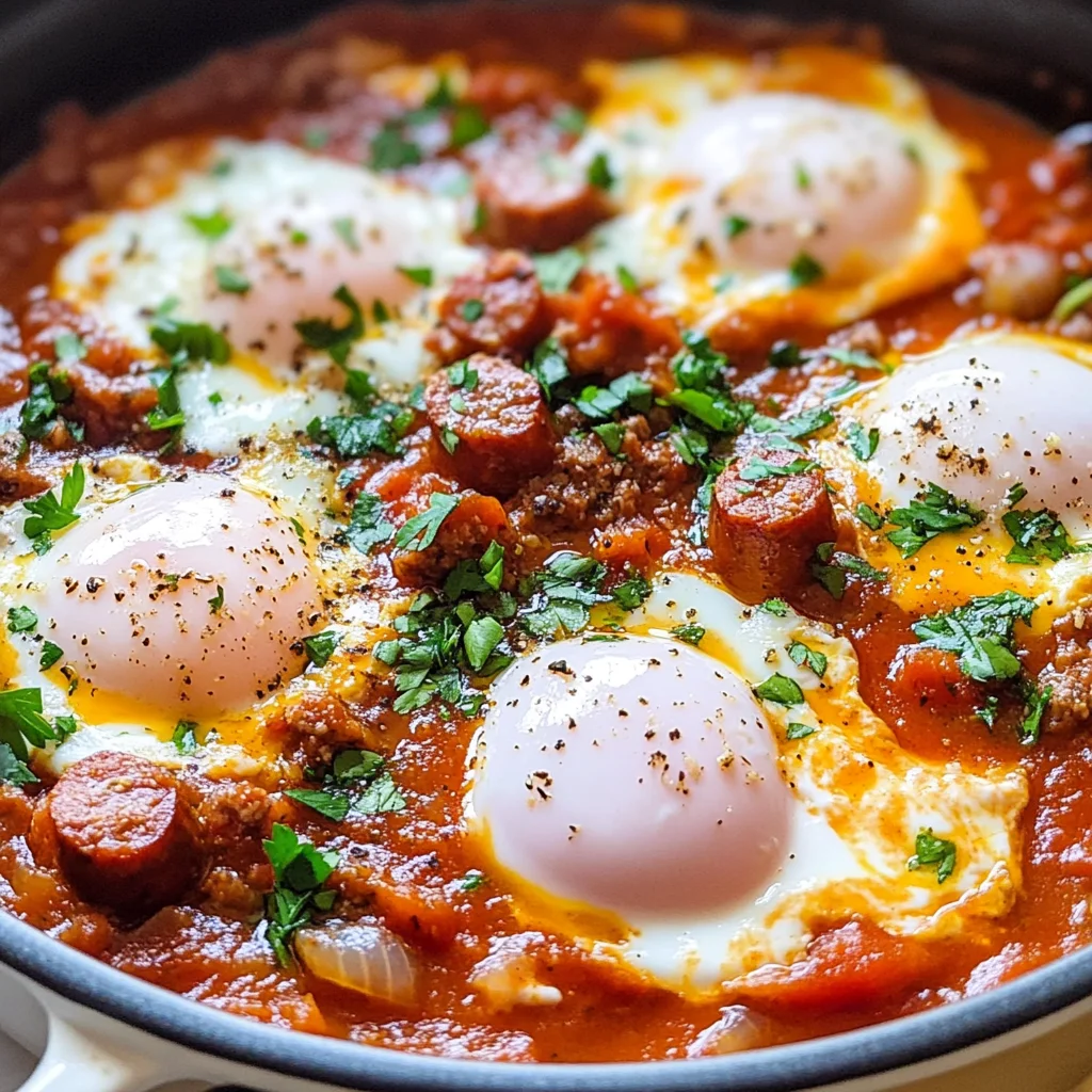 Shakshuka with Italian Sausage
