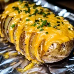 Smoked Hasselback Potatoes