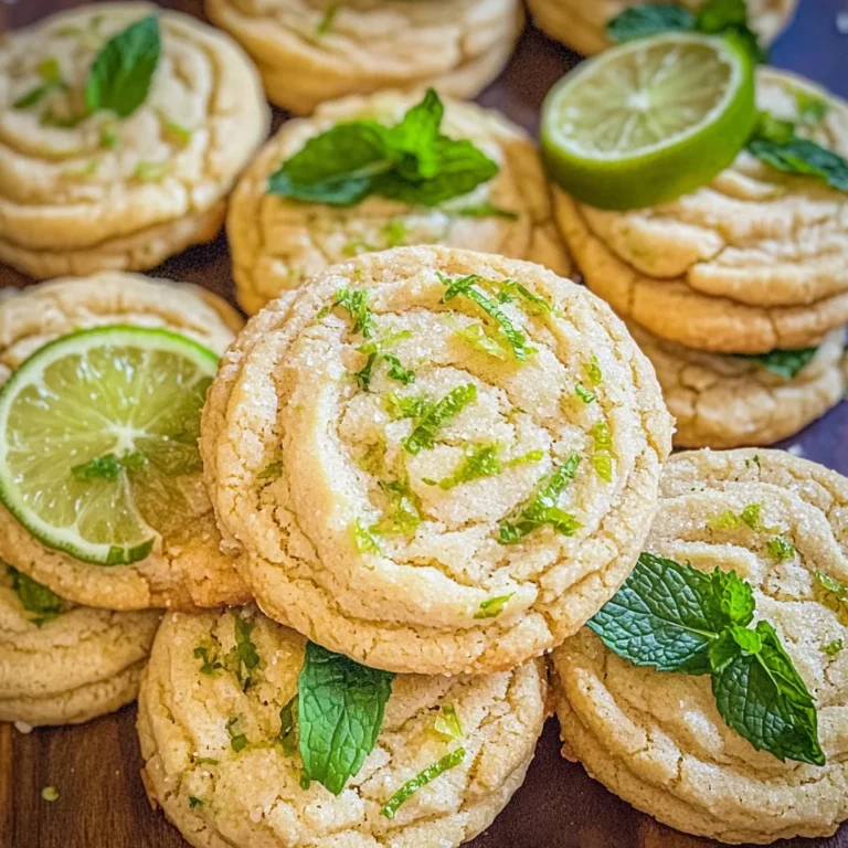 Soft and Chewy Mojito Cookies