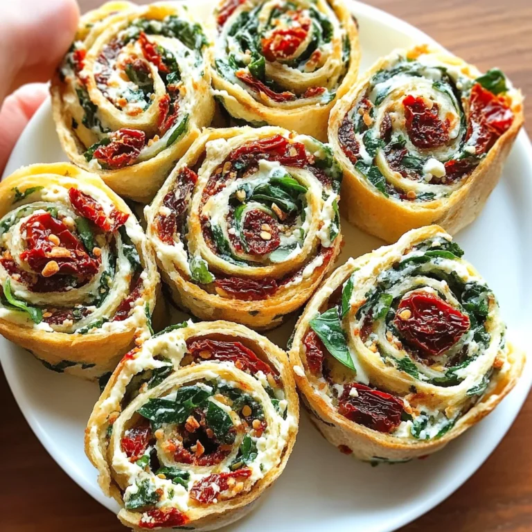 Sun-Dried Tomato and Basil Pinwheels