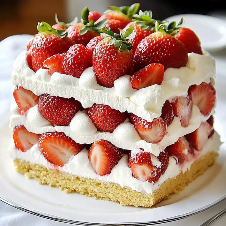 Irresistible Strawberries & Cream Torte for Summer Bliss