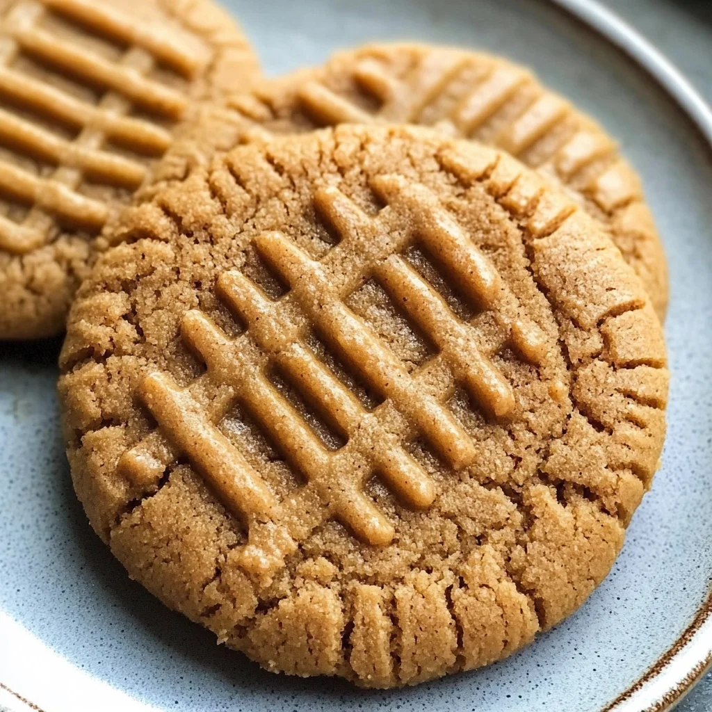 3 Ingredient Peanut Butter Cookies