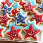 Easy 4th of July Royal Icing Cookies