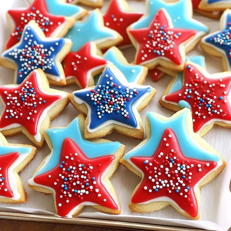 Easy 4th of July Royal Icing Cookies