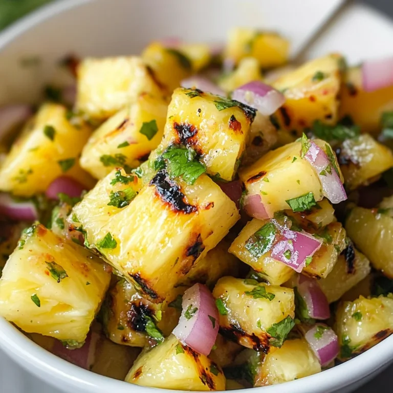 Grilled Pineapple Salsa
