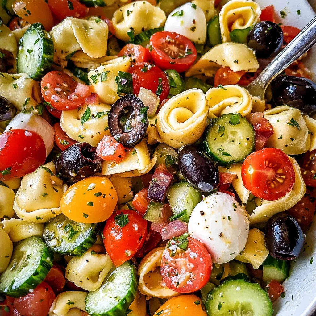 Italian Tortellini Pasta Salad