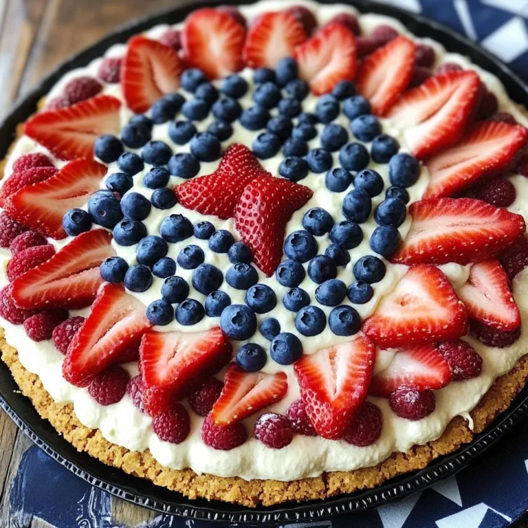 Patriotic Berry Pizza