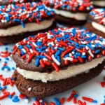 Patriotic Mini Ice Cream Sandwiches