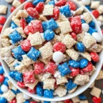Red, White, and Blue Muddy Buddies